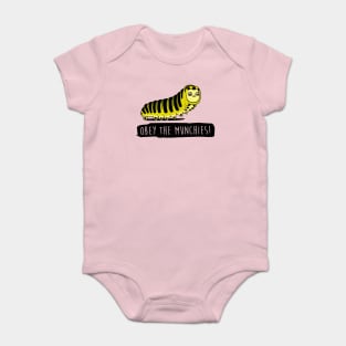 Obey The Munchies - Caterpillar Baby Bodysuit